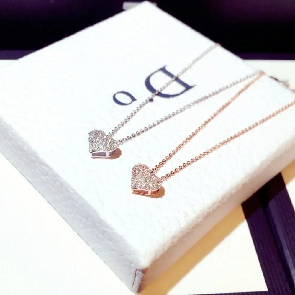 New LOVE Heart Pendant Necklace